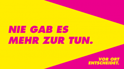 Nie gab es mehr zu tun